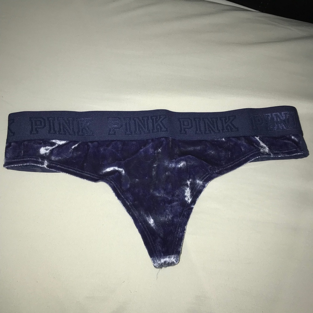 NWT Purple Velvet Victoria’s Secret Pink thong